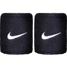 Polyester - Women Wristbands NIKE Swoosh Wristband 2-pack - Obsidian/White