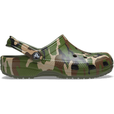 Bandje Buitenslippers Crocs Classic Printed Camo Clog - Army Green/Multi