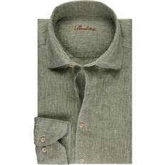 Stenströms Chemises Stenströms Fitted Body Cuff Shirt - Green