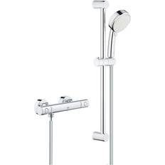 Getti Corpo Set doccia con asta e doccette Grohe Grohtherm 800 (34768000) Cromo