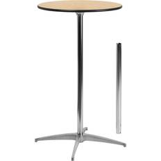 Tables Flash Furniture Cocktail Round Black/Brown Coffee Table 24"