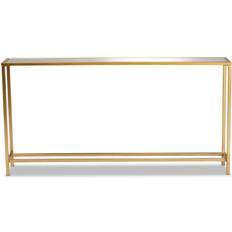 Gold Console Tables Baxton Studio Alessa Console Table