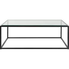 Black - Glasses Coffee Tables Uttermost 25196 Bravura Tempered Coffee Table