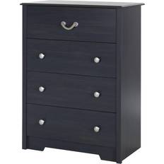 Blue Chest of Drawers South Shore Navali 4 Blueberry Chest of Drawer