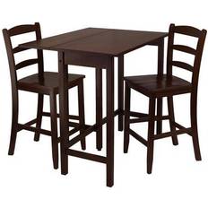 Tables Winsome Wood Three-Piece Drop Leaf High Dining Set