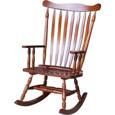 Red Rocking Chairs International Concepts Solid Wood Rocking Chair