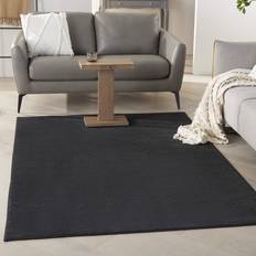 Black Carpets & Rugs Nourison Essentials Solid Contemporary Black