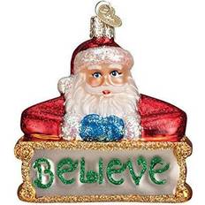Old World Christmas Ornaments Believe Santa Figurine