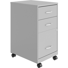 Silver Cabinets Lorell SOHO SOHOThe 3-Drawer Organizer Storage Cabinet