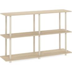 Furinno Book Shelves Furinno Turn-N-Tube 47.24 Oak/Beige 3 Book Shelf