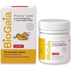 BioGaia Vitamins & Supplements BioGaia Protectis D+ Chewable Strawberry