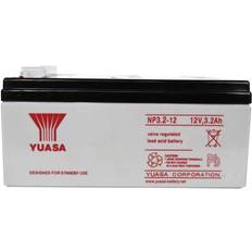 Yuasa Akut ja Laturit Yuasa NP3.2-12 NP3.2-12 Lyijyakku 12 V 3,2 Ah Lyijyakku (B x K x S) 134 x 64 x 67 mm Litteä liitin 4,8 mm Huoltovapaa