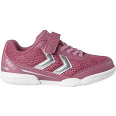 Sportssko Hummel Kid's Performance Velcro Handball Shoes - Rose Wine