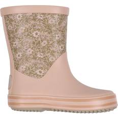 Wheat Juno Rubber Boot Print - Pale Lilac Flowers