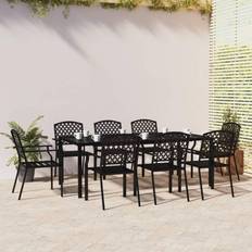 Garden & Outdoor Furniture vidaXL 9-tlg. Essgruppe