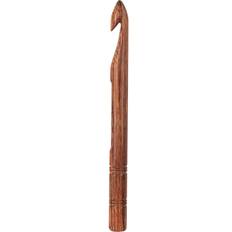 Knitpro 31253 Ginger Crochet Hook, Wood, Natural/Brown, 12 mm