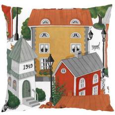Arvidssons Textil Lyckeby Kuddöverdrag Grön, Orange, Gul, Grå, Röd