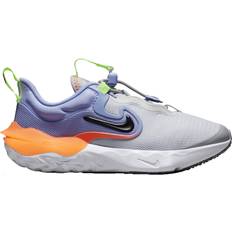 Drawstring Running Shoes Children's Shoes Nike Run Flow PS - Photon Dust/Purple Pulse/Total Orange/Black