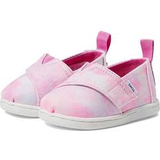 Roze Espadrilles Toms Kids Tiny Pink Neon Multi Tie Dye Twill Alpargatas Shoes