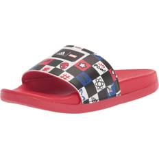 White Slippers Adidas X Disney Kids' Adilette Comfort Boys' 12, Black/White/Red