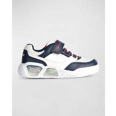 Geox Kid's J Illuminus Sneakers - Navy/White