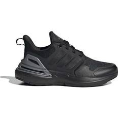 Adidas Kid's Rapidasport Bounce Sport Lace - Core Black/Core Black/Iron Metallic