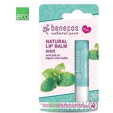 Groen Lippenbalsems Benecos Natuurlijke Lip Balm Mint