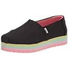 Espadrilles Toms Alpargata Platform Girls Shoes - Black