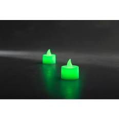 Konstsmide Bougies et Accessoires Konstsmide Chauffe-Plat à Jeu de 2 Vert 3.5 cm x 4 cm Bougie LED