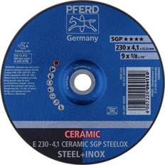 Tilbehør til elværktøj Pferd 62100230 E 230-4,1 CERAMIC SGP STEELOX Skrubskive [Ukendt]
