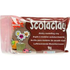 Scola Terracotta Air Drying Modelling Clay 1kg