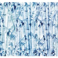 Blauw Behangen Komar Fotobehang Bamboos 300x280cm Blauw