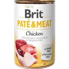 Brit Hundefoder - Vådfoder Kæledyr Brit Pate & Meat Chicken 400