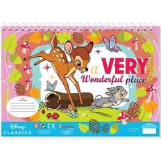 Disney Målarböcker Disney Bambi Coloring Pages with Stencil and Sticker Sheet