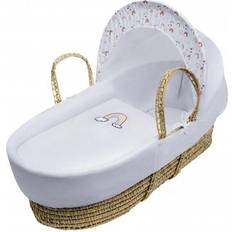 Kinder Valley A Band of Colour Palm Moses Basket With Quilt, Padded Body