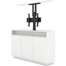 White tv unit Multibrackets M - cabinet unit Lift