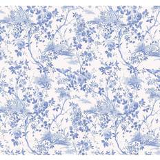 Blauw Behangen Komar Fotobehang Charming Bloom 300x280cm Blauw