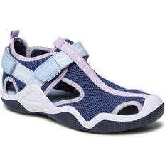 Geox Wader Girl Sandal, Navy/Lilac