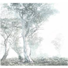 Blauw Behangen Komar Fotobehang Magic Trees 400x280cm Wit