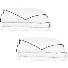 Couettes vidaXL En Duvet D'hiver 2 Pcs 135 x 200 cm Blanc Couette (200x)