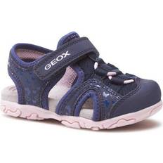 Geox Baby-Mädchen FLAFFEE Gir Sandal, Navy