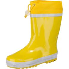 Playshoes Basic Stivali di Gomma - Foderati di Giallo