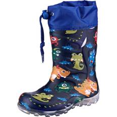 Beck Jungen Blinking Monsters Schneestiefel, Blau