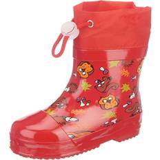 Botas de agua rebaja Playshoes Bota de Caucho Bosque de Animales Rojos