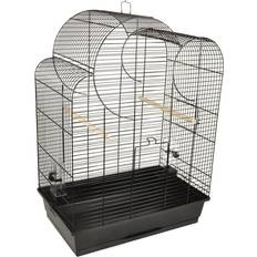 Flamingo Budgie Cage Black Pet Supplies Travel Carrier Bird Cages