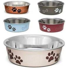 Bella bowls Loving Pets Bella bowls stainless steel dog metal feeding non slip