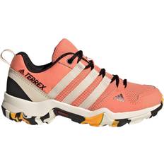 Gold Walking shoes Children's Shoes adidas Kid's Terrex AX2R - Coral Fusion/Wonder White/Solar Gold