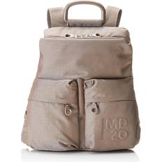 Mandarina Duck Borse Mandarina Duck Zaino donna con doppia tasca frontale in Mitrix Taupe