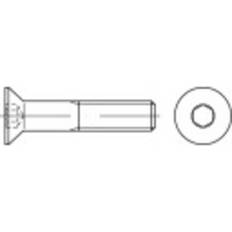 Toolcraft 401638 Senkschrauben M4 Innensechskant DIN ISO 10642