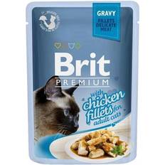 Brit Gatto Animali domestici Brit Premium Filetti di Pollo per Gatti